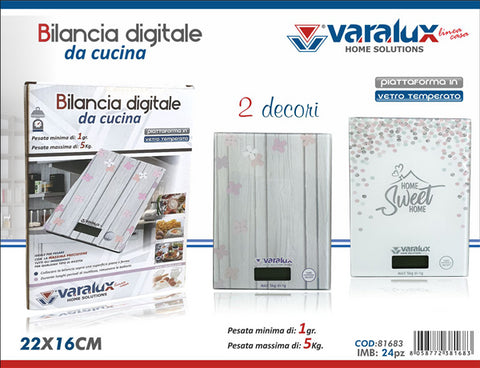 Varalux Bilancia Da Cucina Decorata