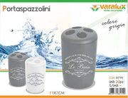 VARALUX PORTA SPAZZOLINO DENTI GRIGIO 