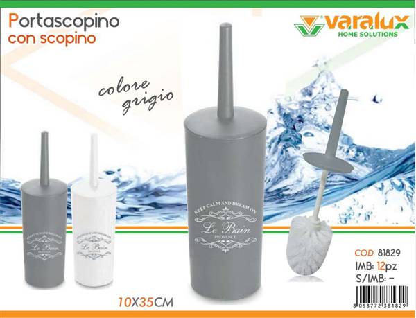 VARALUX PORTASCOPINO CON SCOPINO GRIGIO 