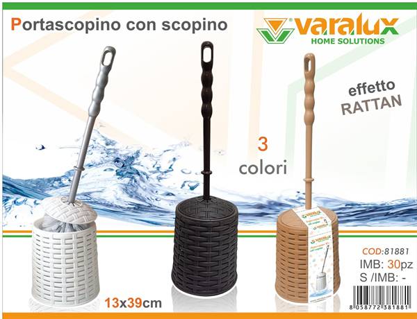 VARALUX PORTASCOPINO CON SCOPINO RATTAN 