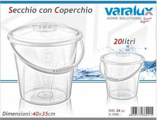 VARALUX SECCHIO 18LT. C/COP. TRASP. 