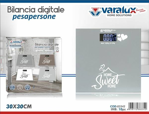 VARALUX BILANCIA DIGITALE GRIGIO 