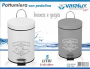 VARALUX PATTUMIERA CON PEDALE LT.5 ASS 