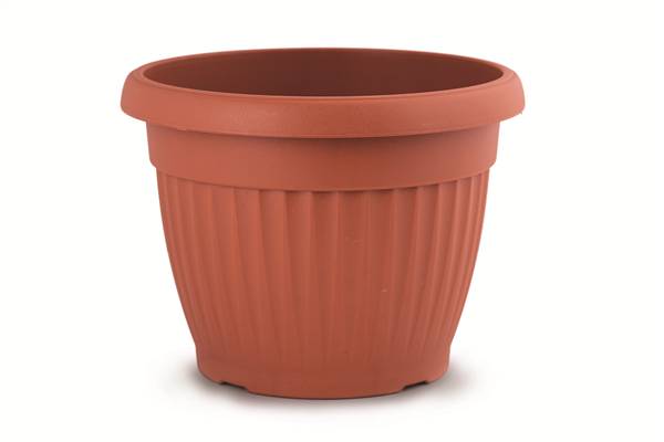 PLANA VASO MEDITERRANEO CM.17 TERRACOTT 
