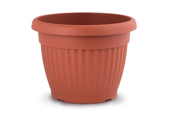 PLANA VASO MEDITERRANEO CM.20 TERRACOTTA 