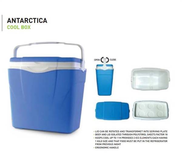 PLANA FRIGO COOL ANTARTICA 38,5X40X24 BL 