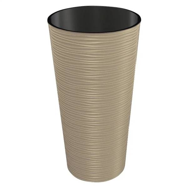 PLANA VASO AURORA TONDO 30X57H TORTORA 