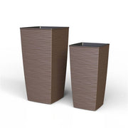PLANA VASO AURORA 35X35X68 TORTORA 