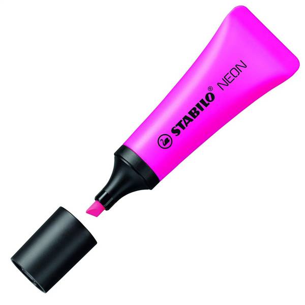 STABILO EVIDENZIATORE NEON FUCSIA 