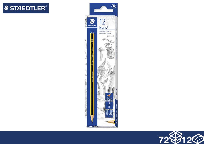 STAEDTLER MATITA NORIS 120-3-H 1PZ