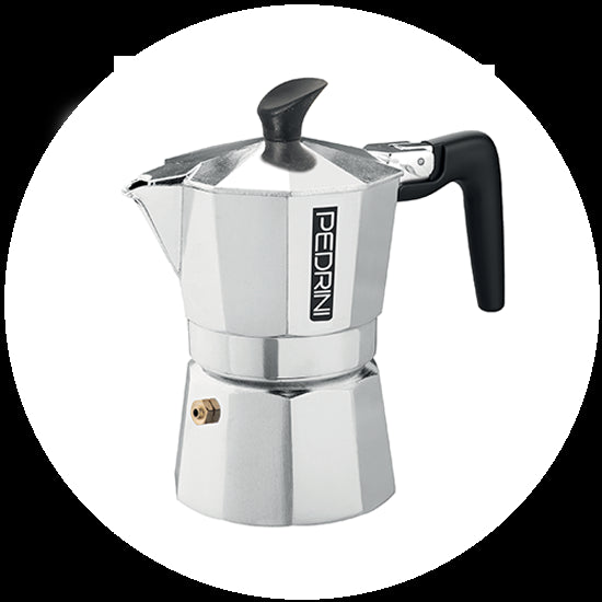 PEDRINI CAFFETTIERA 1TZ BRILLANTATA