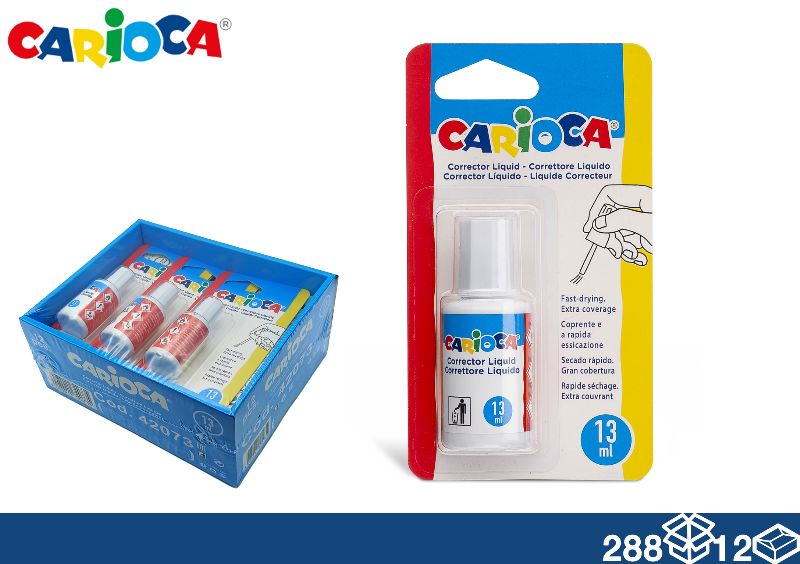 CARIOCA CORRETTORE LIQUIDO 13ML.