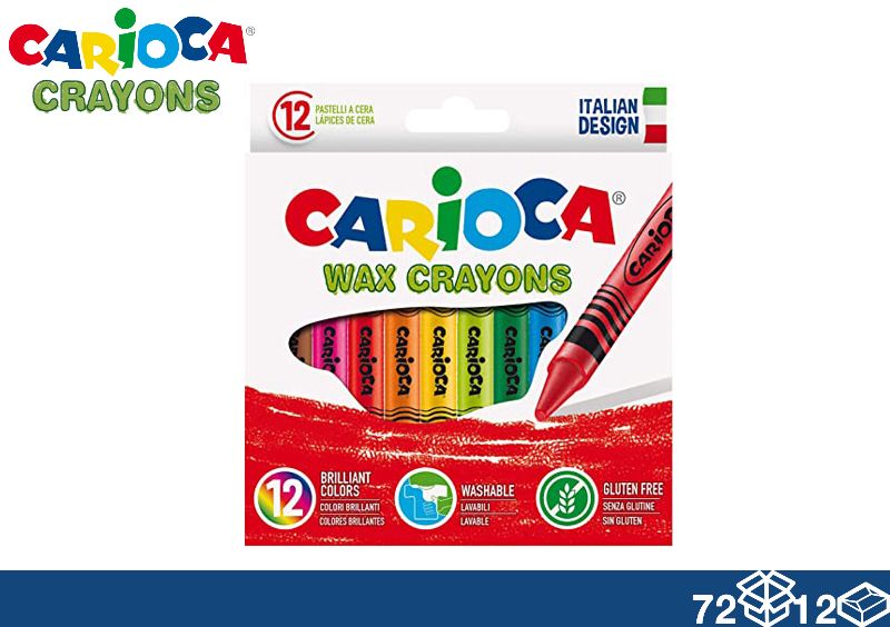 CARIOCA COLORI A CERA 12 COL.