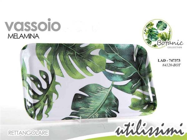 DUE ESSE VASSOIO RETT. MEL. CM.22 FOGLIE 