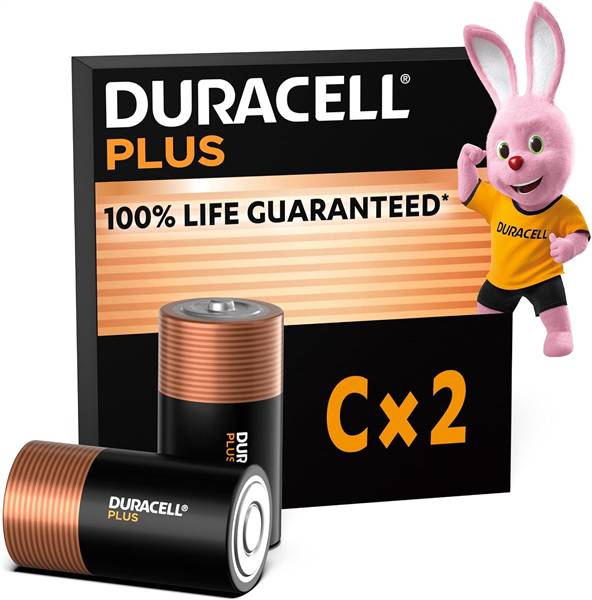 DURACELL PLUS MEZZA TORCIA 2PZ. 