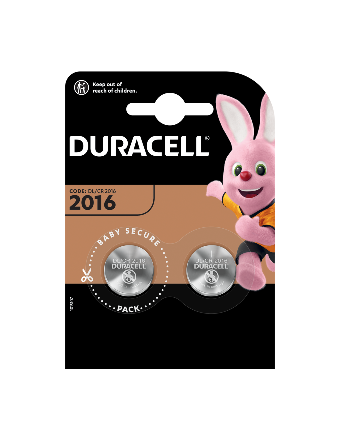 DURACELL 2016 BATTERIE LITIO 3V 2PZ