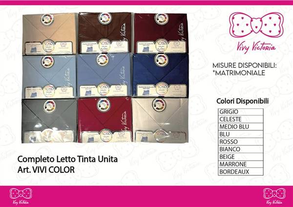 VIVY VICTORIA COMPLETO LETTO 2P 