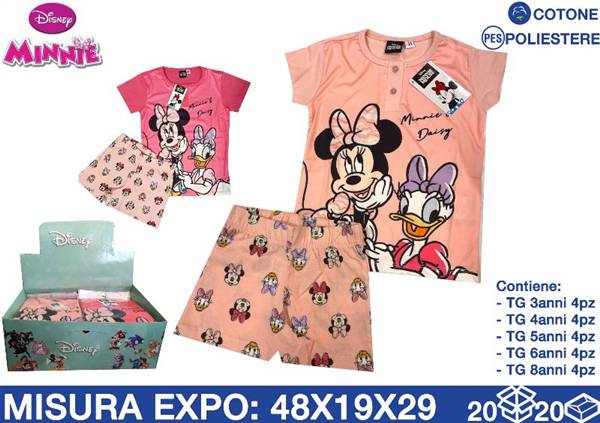 DISNEY PIGIAMA COTONE MINNIE 