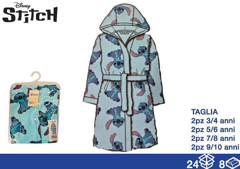 DISNEY ACCAPPATOIO STITCH BOY