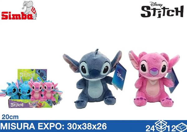 DISNEY PELUCHE 20CM STITCH