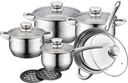 ROYALTY LINE BATTERIA 12PZ INOX 12/32 