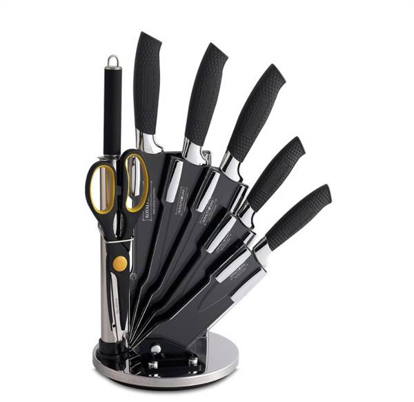 ROYALTY LINE CEPPI COLTELLI 8PZ NERO 