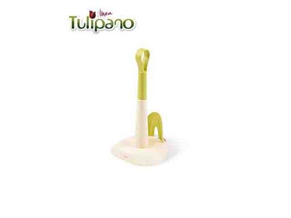 ECOPLAST PORTA ROTOLO UNICO AVORIO/VERDE 