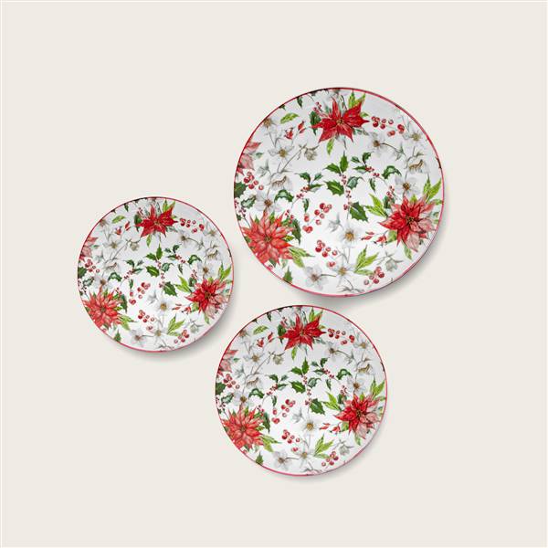 ARCA SERVIZIO PIATTI 18PZ NATALE STELLA 