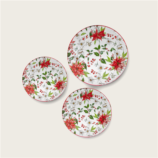 ARCA SERVIZIO PIATTI 18PZ NATALE STELLA 