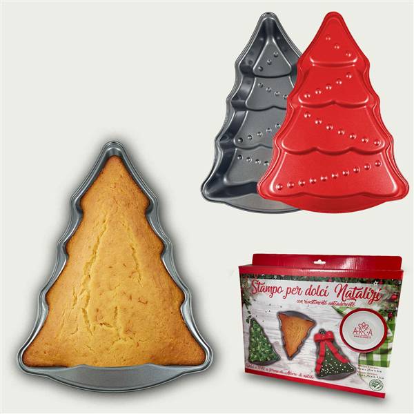 ARCA STAMPO DOLCI FORMA ALBERO XMAS 35X26 H.3 NATALE