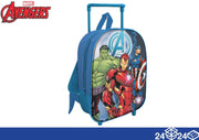 EOL ZAINO TROLLEY 28CM AVENGERS