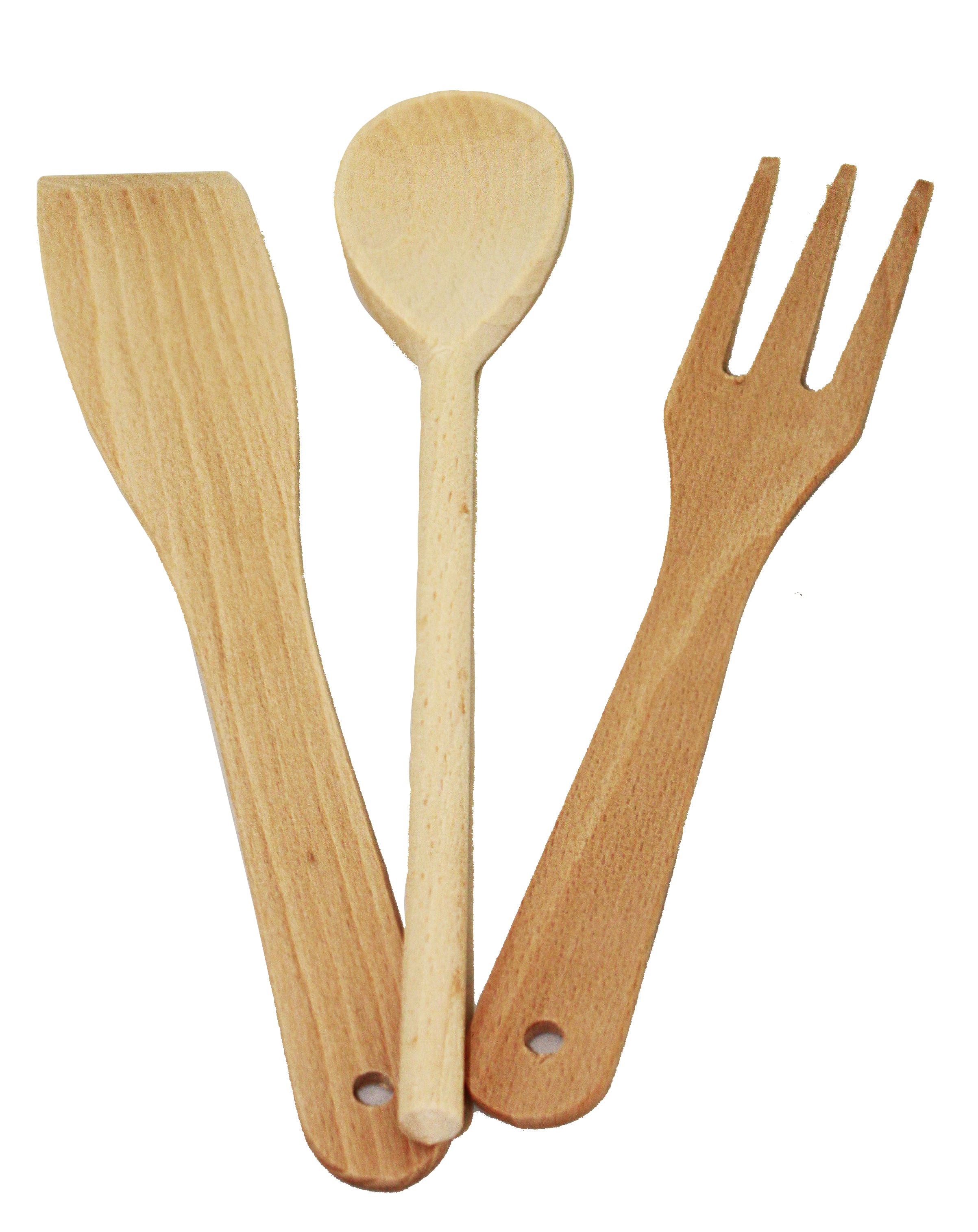 BORELLA MESTOLI LEGNO 3PZ BASIC 1409 CUCCH/FORCH/PALETTA