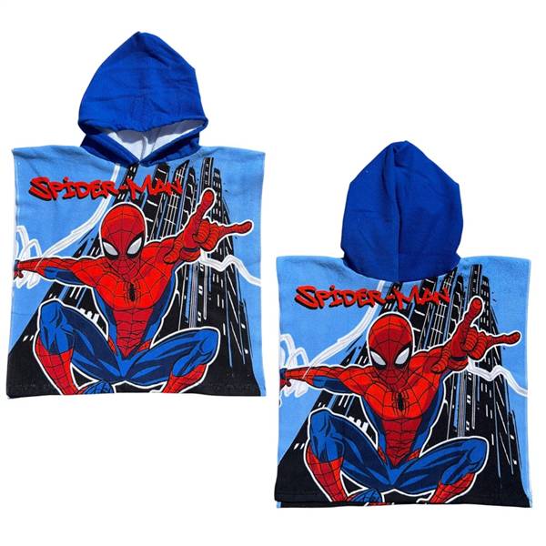 DISNEY PONCHO 50X100 SPIDERMAN 