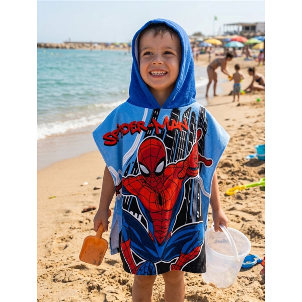 DISNEY PONCHO 50X100 SPIDERMAN 
