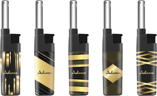ADAMO ACCENDIGAS BBQ MINI GOLD 
