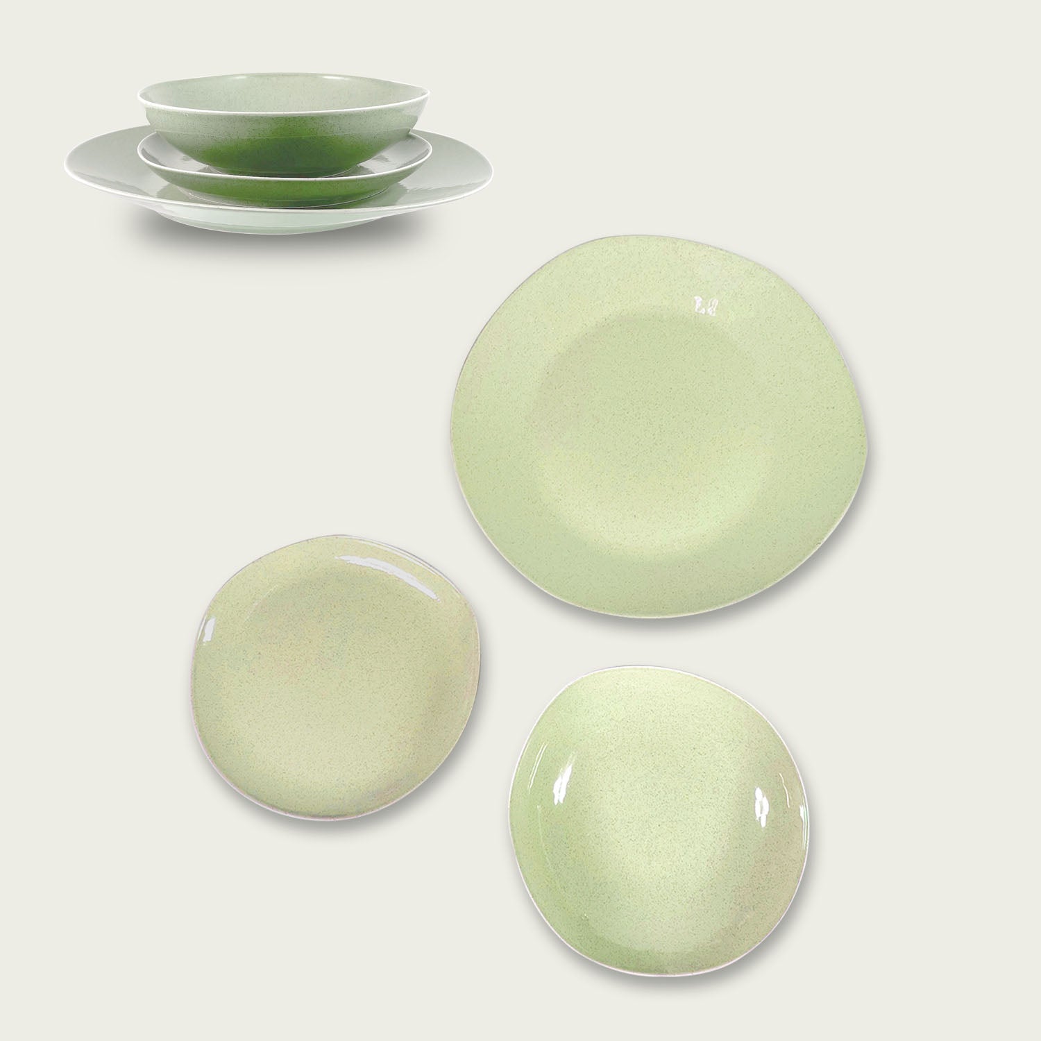 SERVIZIO PIATTI 24PZ SOHO VERDE