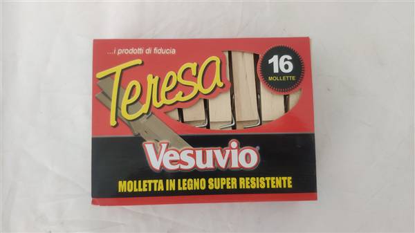 VESUVIO MOLLETTE LEGNO TERESA 16PZ. 