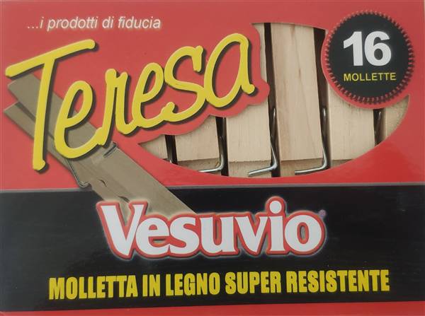 VESUVIO MOLLETTE LEGNO TERESA 16PZ. 