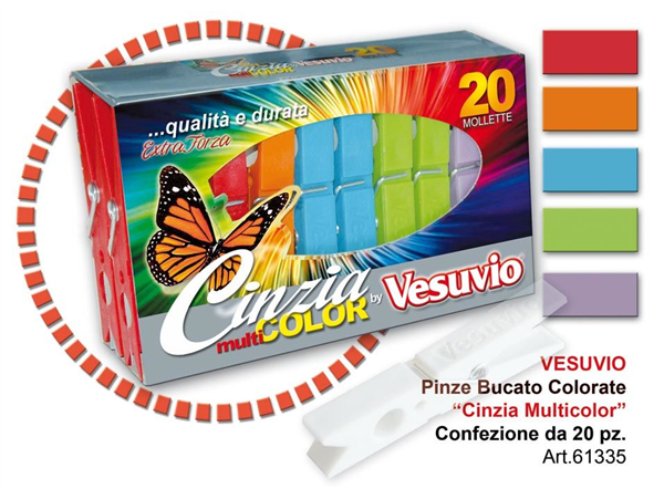 VESUVIO MOLLETTE CINZIA 20PZ. COLOR