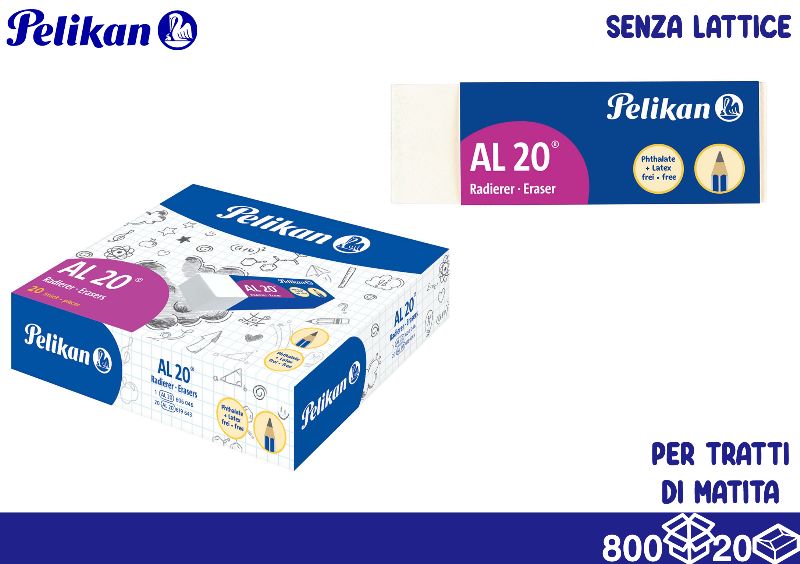 PELIKAN GOMMA PLASTO MATITA AL20 1PZ