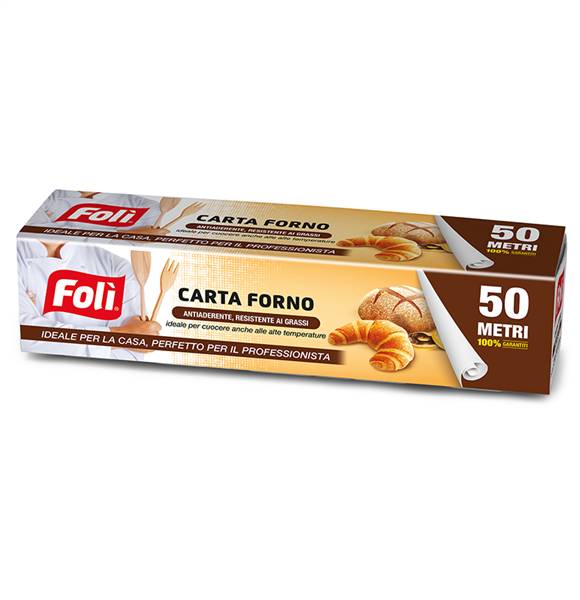 FOLI ROLL ROTOLO CARTA FORNO 50MT 