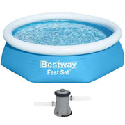 BESTWAY PISCINA CM.244X61 CON POMPA FILT 