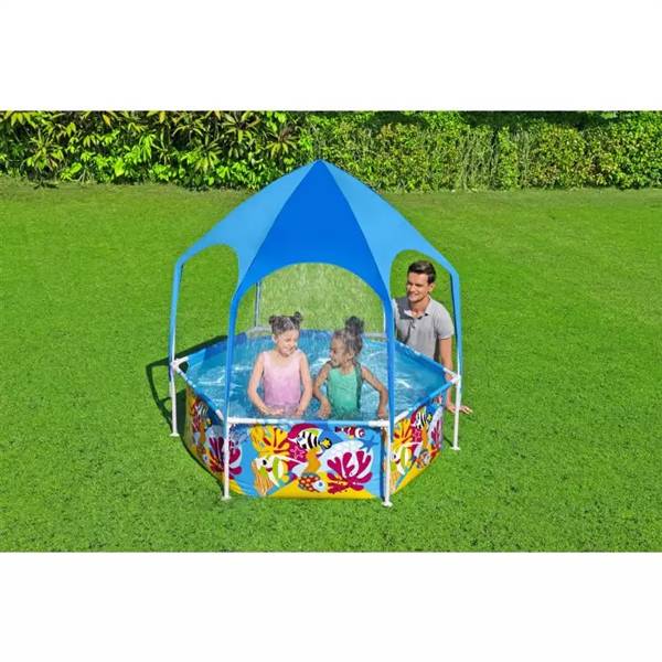 BESTWAY PISCINA GIOCO SPLASH CON GAZEBO E DOCCETTA