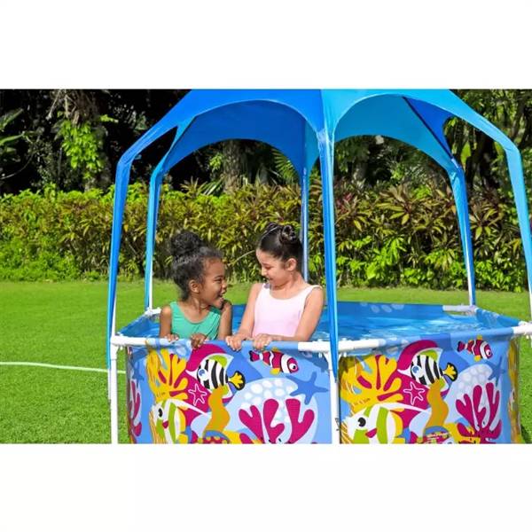 BESTWAY PISCINA GIOCO SPLASH CON GAZEBO E DOCCETTA