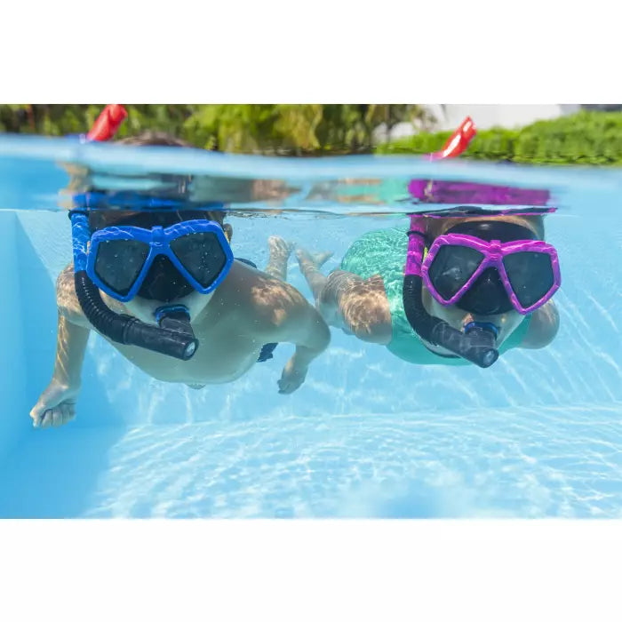 BESTWAY SET SNORKELING 7-14ANNI MASCHERA SNORKELING