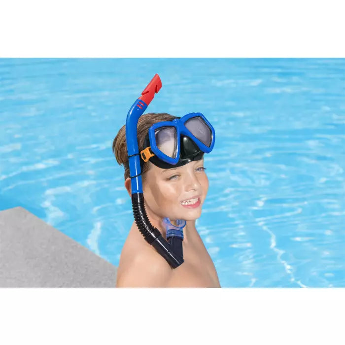 BESTWAY SET SNORKELING 7-14ANNI MASCHERA SNORKELING
