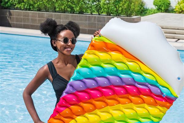 BESTWAY MATERASSINO RAINBOW CM.216X80 