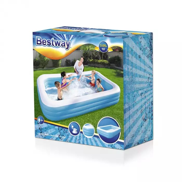 BESTWAY PISCINA FAMILY BLU 305X183X56CM 
