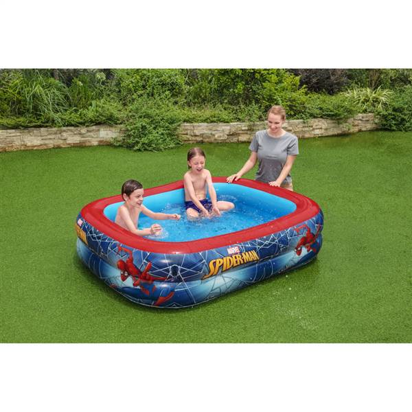 BESTWAY PISCINA 2 ANELLI SPIDERMAN 201X150X51