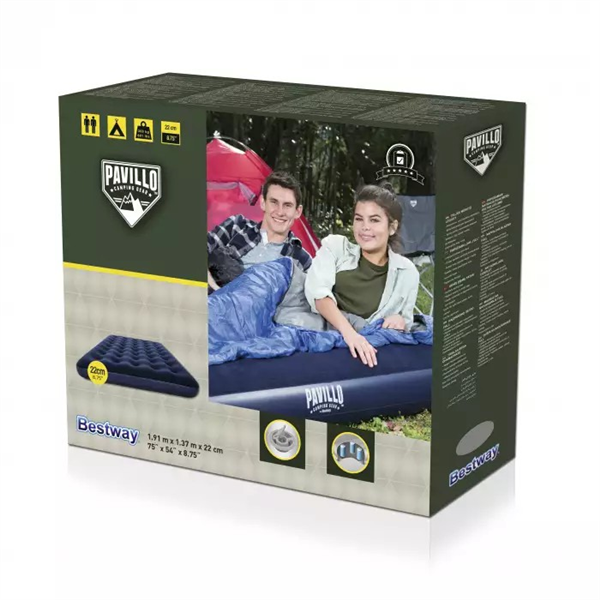 BESTWAY MATERASSINO CAMPEGGIO VELLUTO 